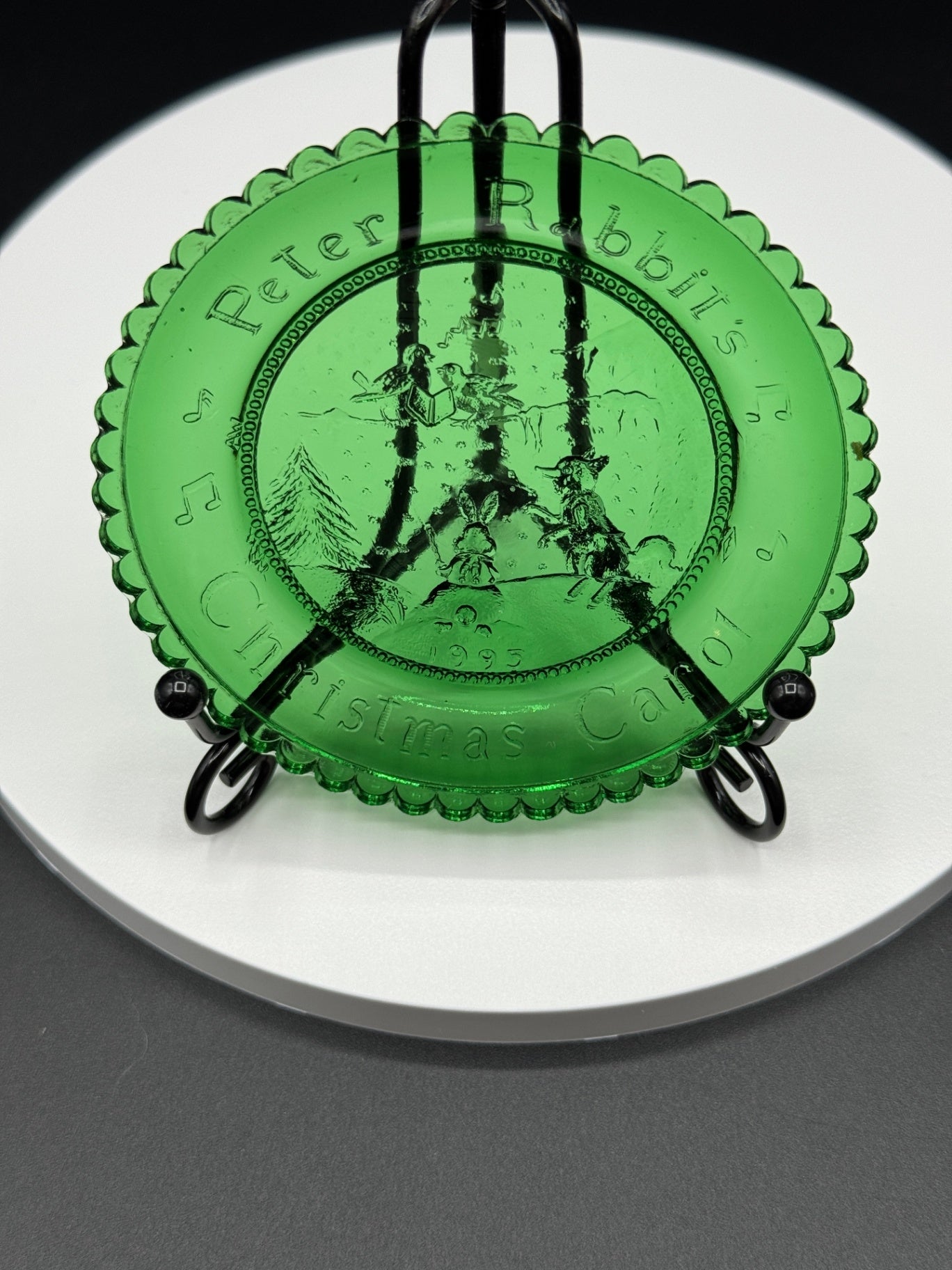 Vintage Glass Coasters Set