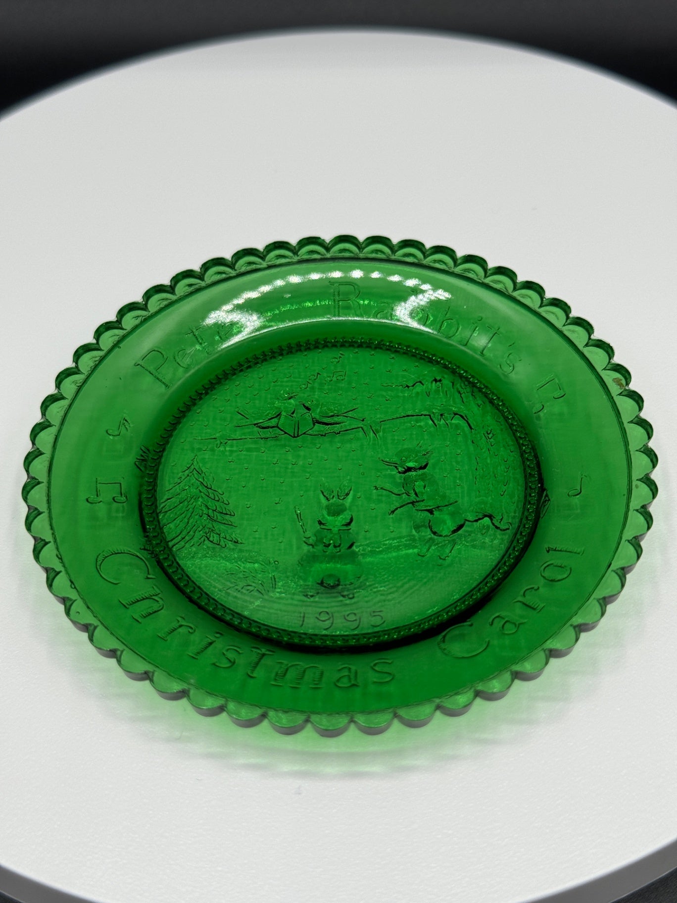 Vintage Glass Coasters Set