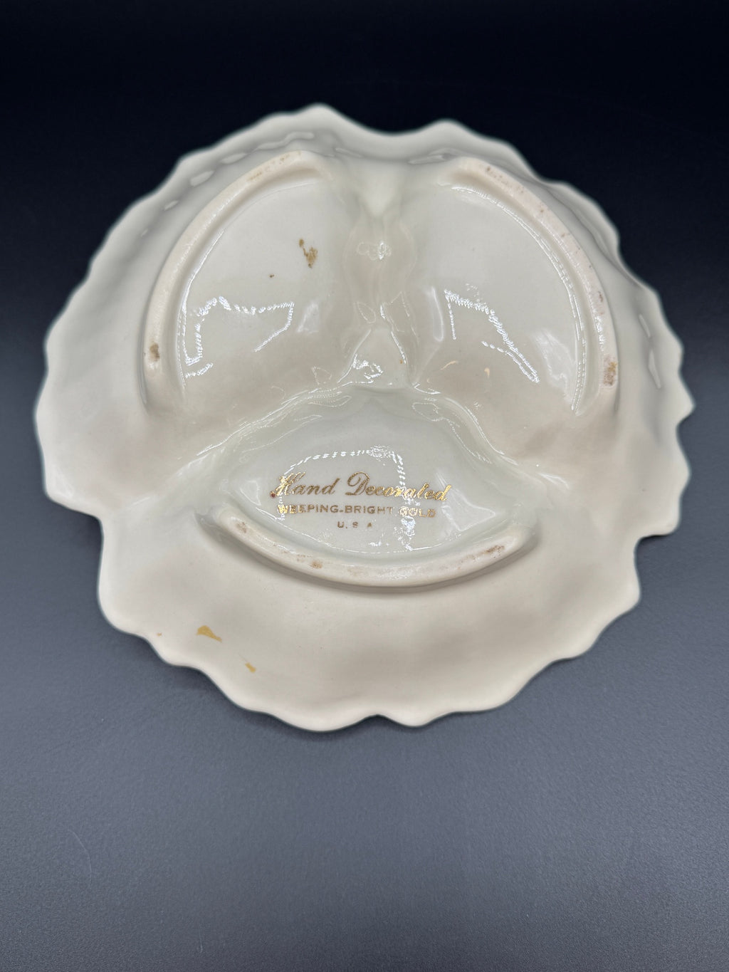 22K Weeping Gold Candy Dish