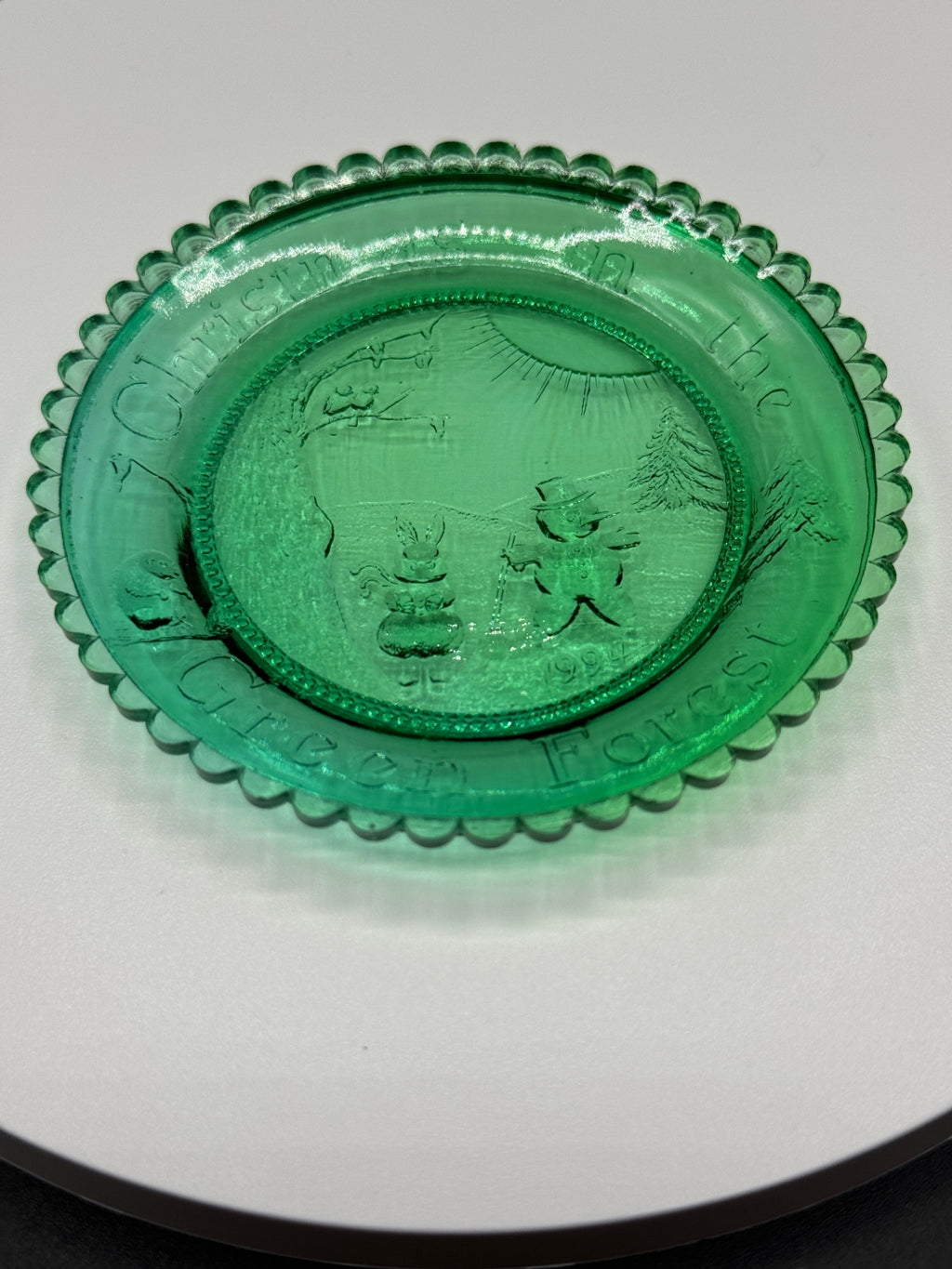 Vintage Glass Coasters Set