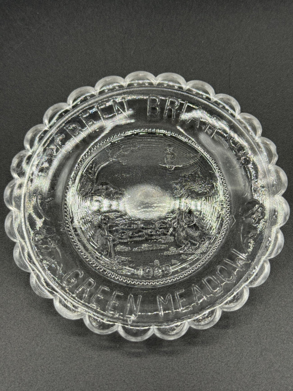 Vintage Glass Coasters Set