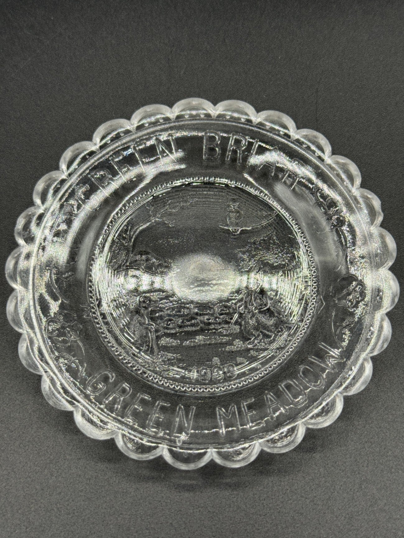 Vintage Glass Coasters Set