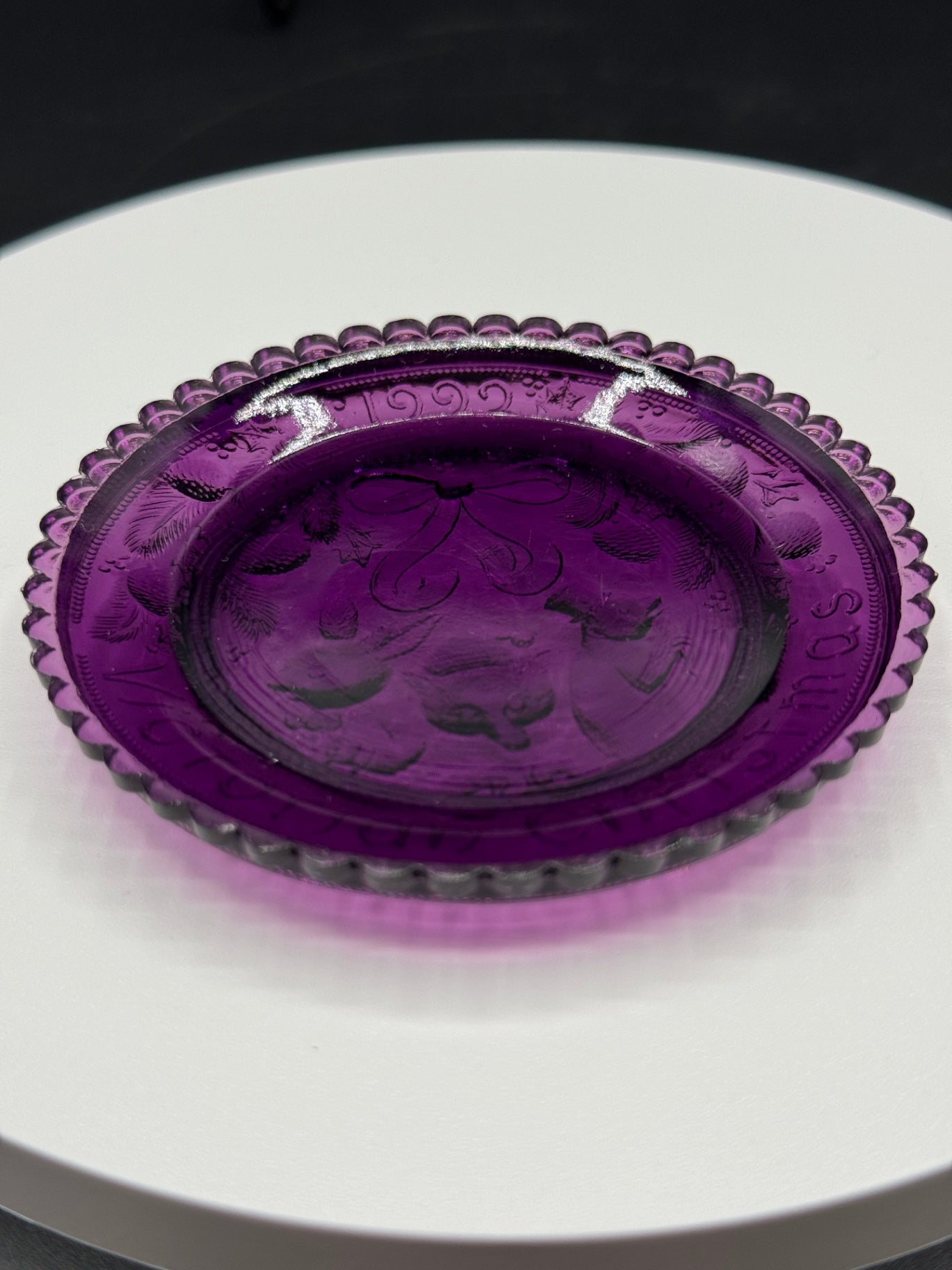 Vintage Glass Coasters Set
