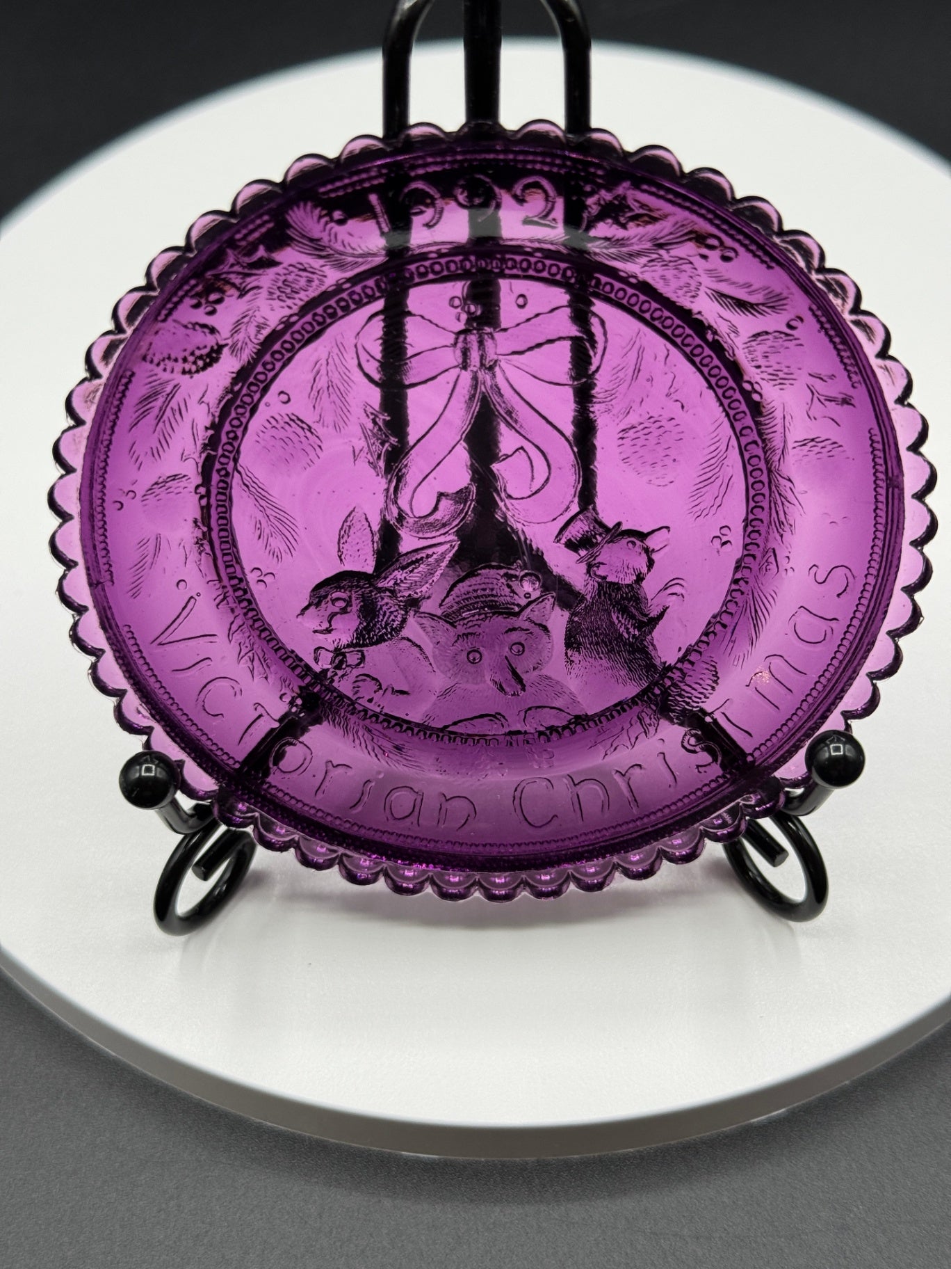 Vintage Glass Coasters Set