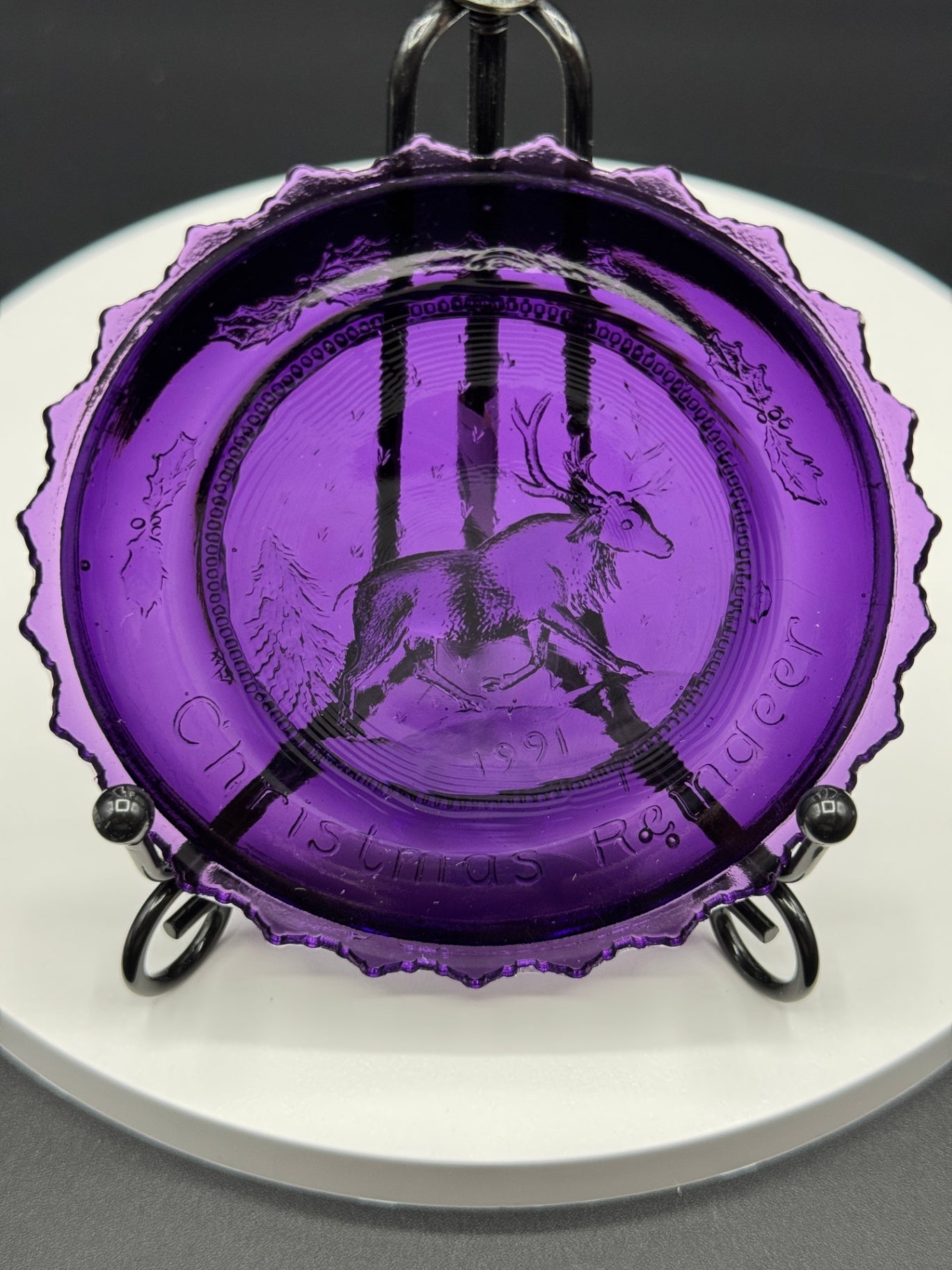 Vintage Glass Coasters Set
