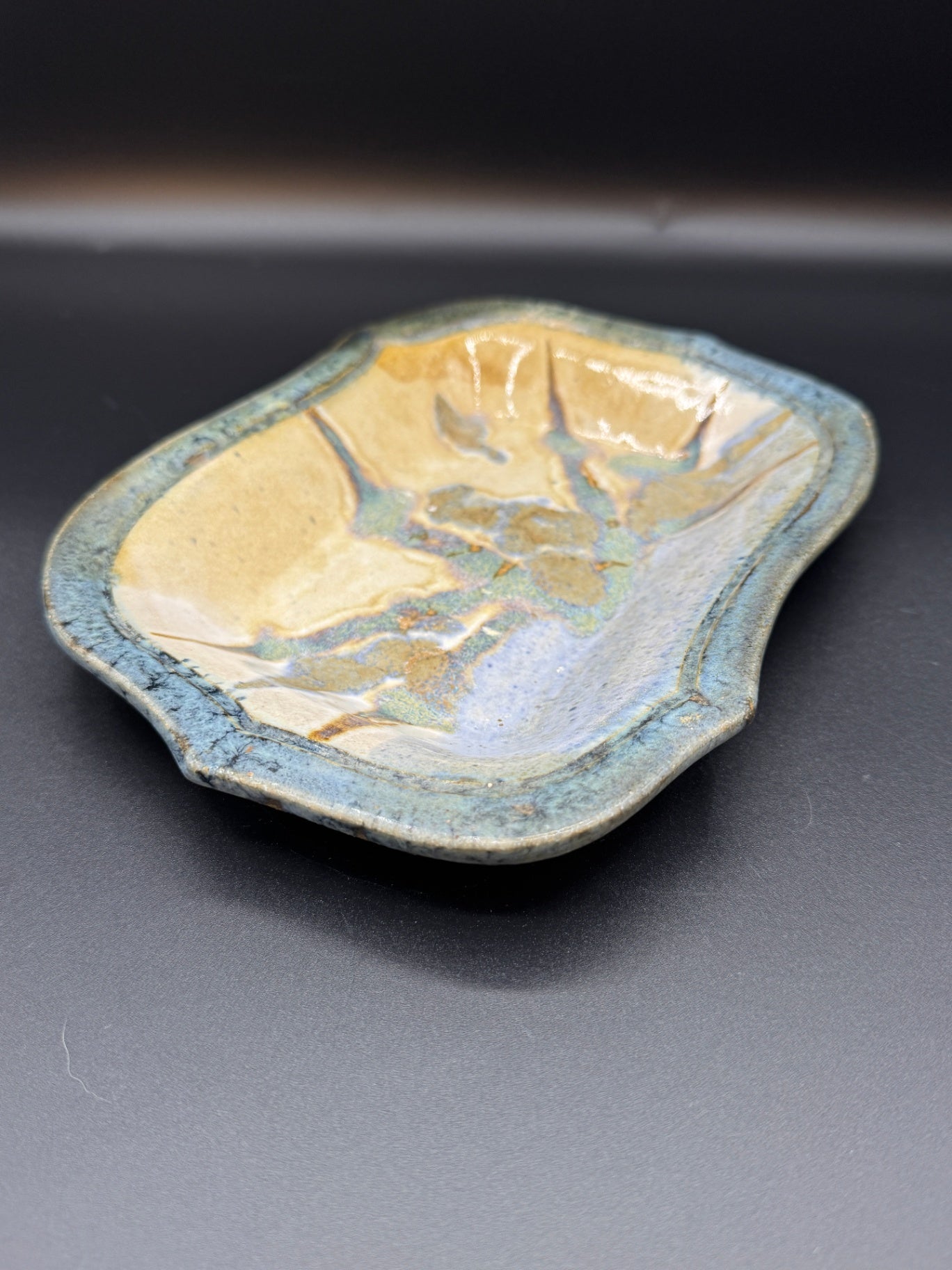 Signed Studio Pottery Trinket Dish