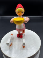 Girl w/Geese Folk Music Box