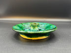 Green-Blue Studio Pottery Incense Burner