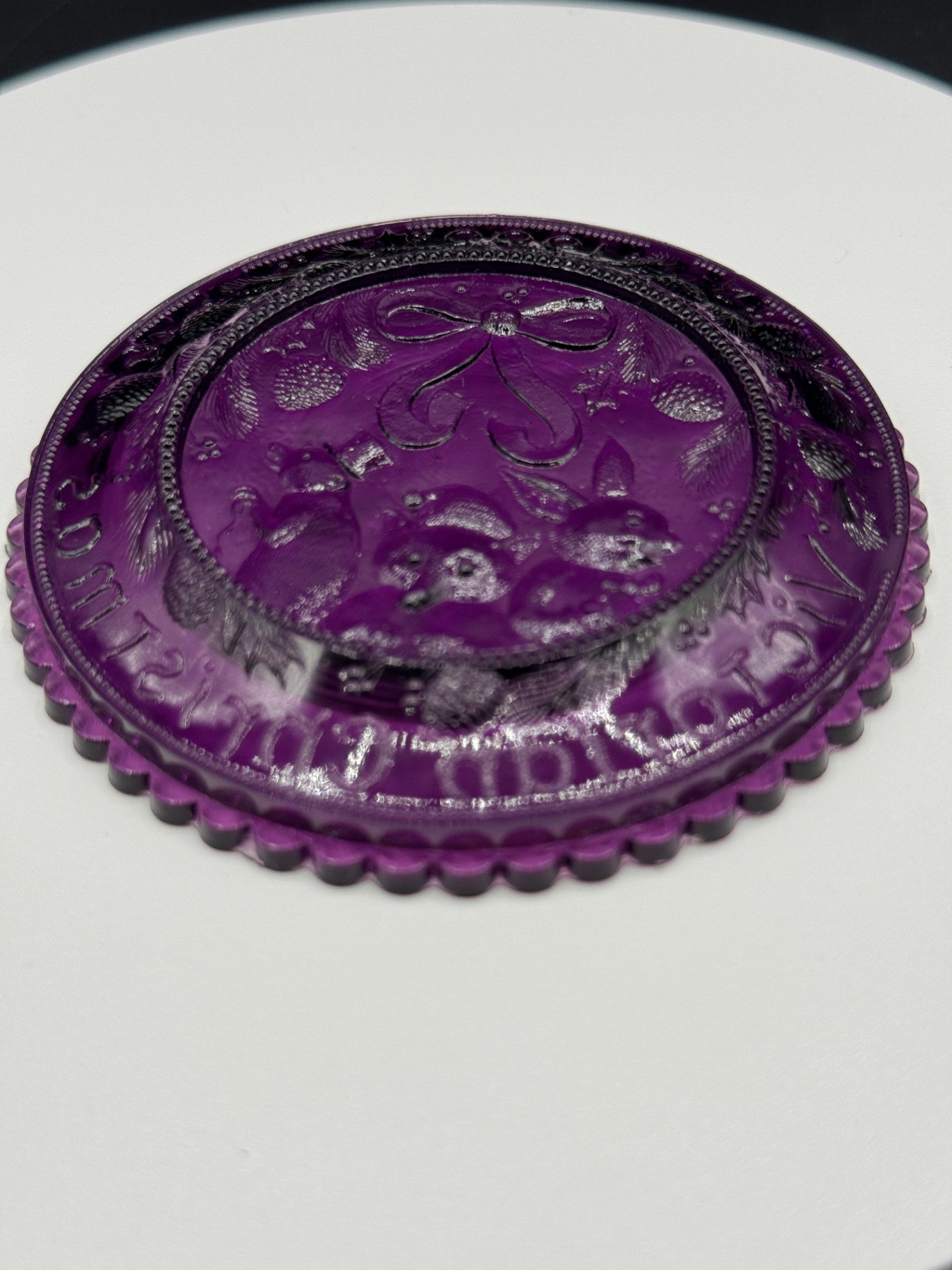 Vintage Glass Coasters Set
