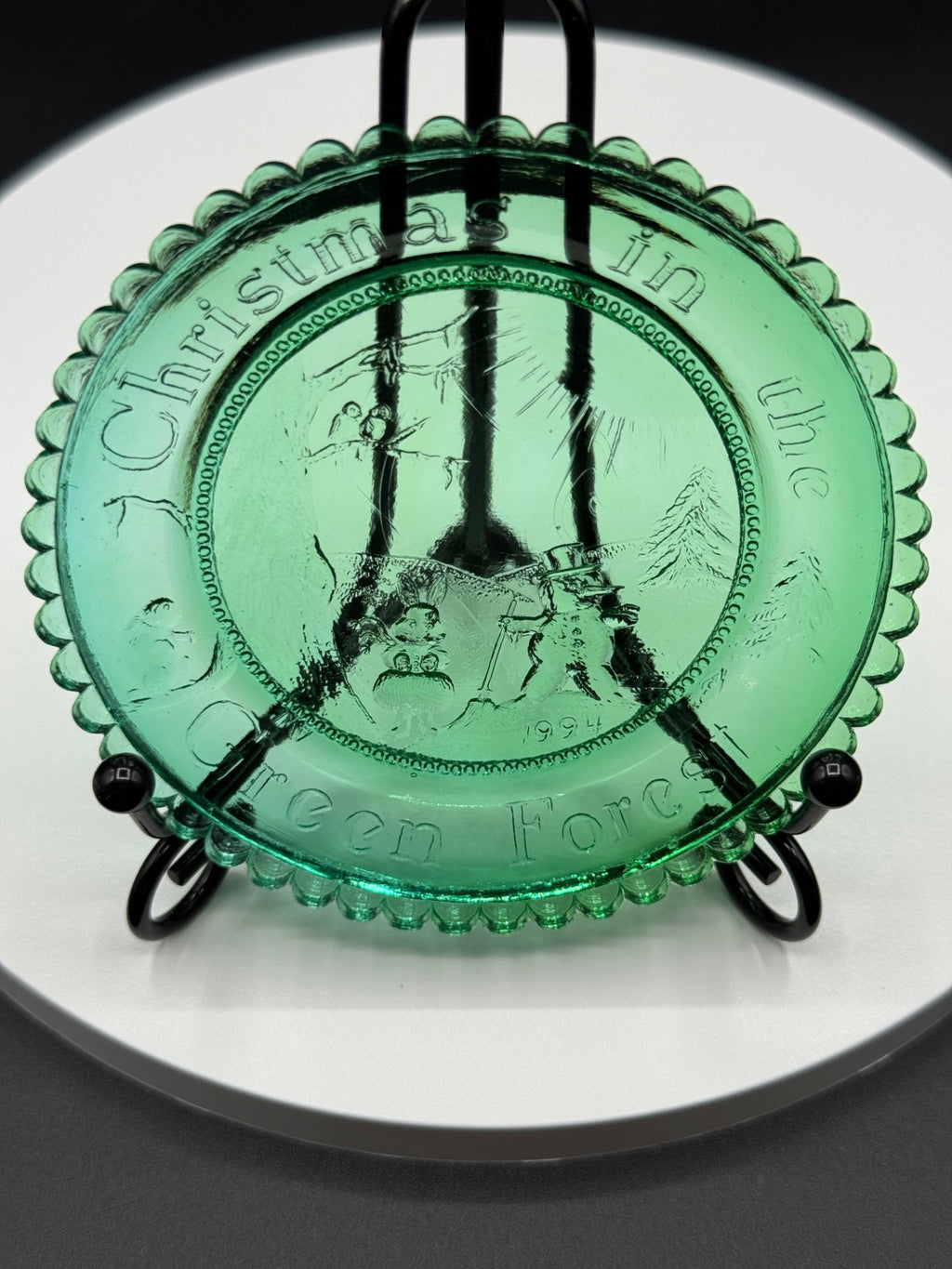Vintage Glass Coasters Set