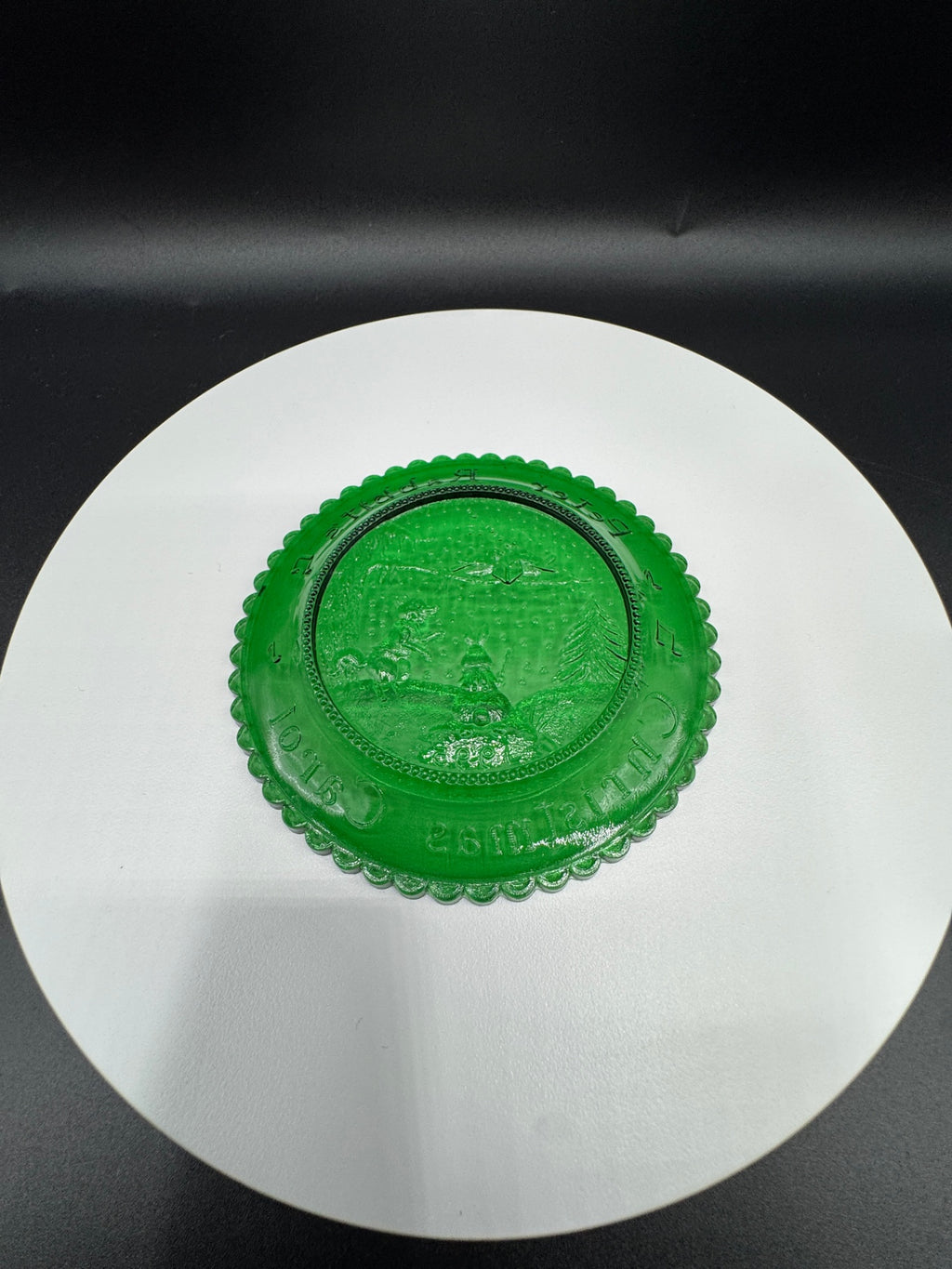 Vintage Glass Coasters Set
