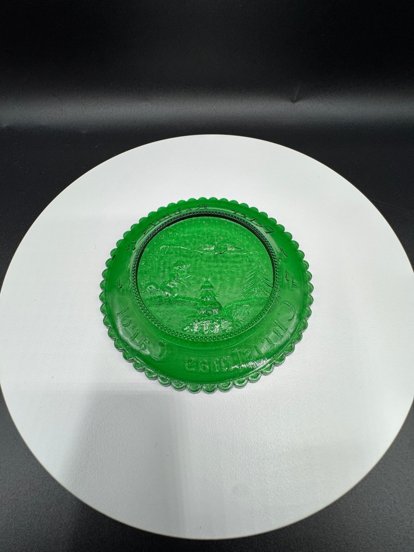 Vintage Glass Coasters Set