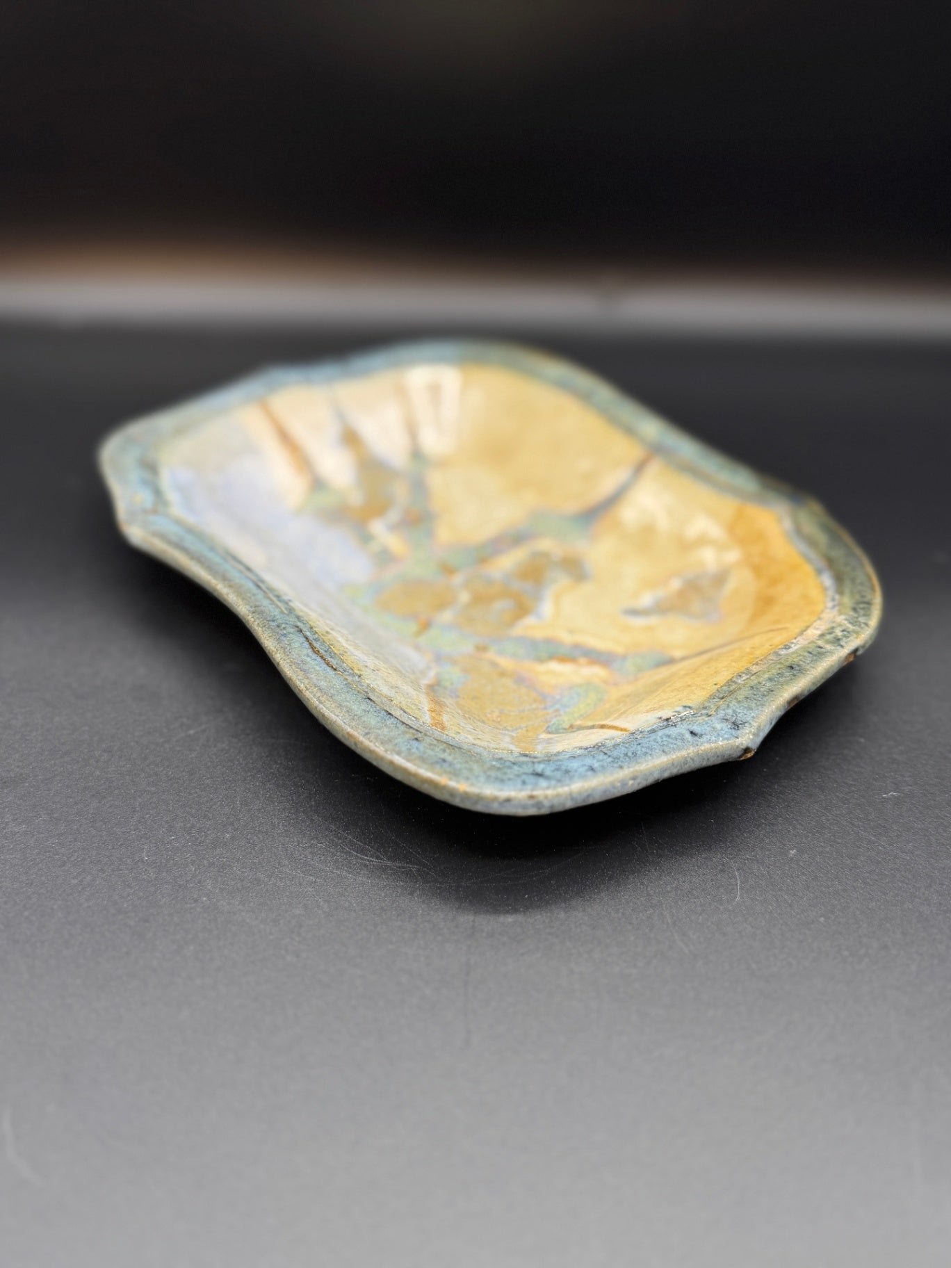 Signed Studio Pottery Trinket Dish