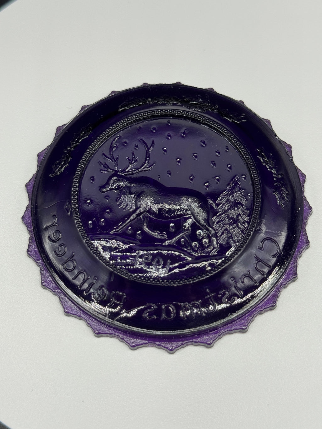 Vintage Glass Coasters Set