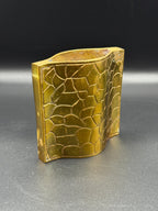 Giraffe Print Brass Bud Vase