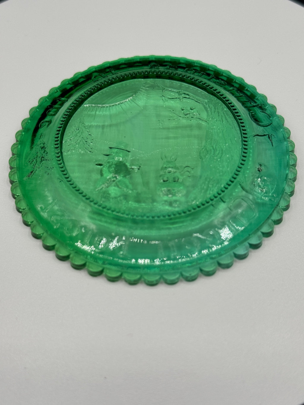 Vintage Glass Coasters Set