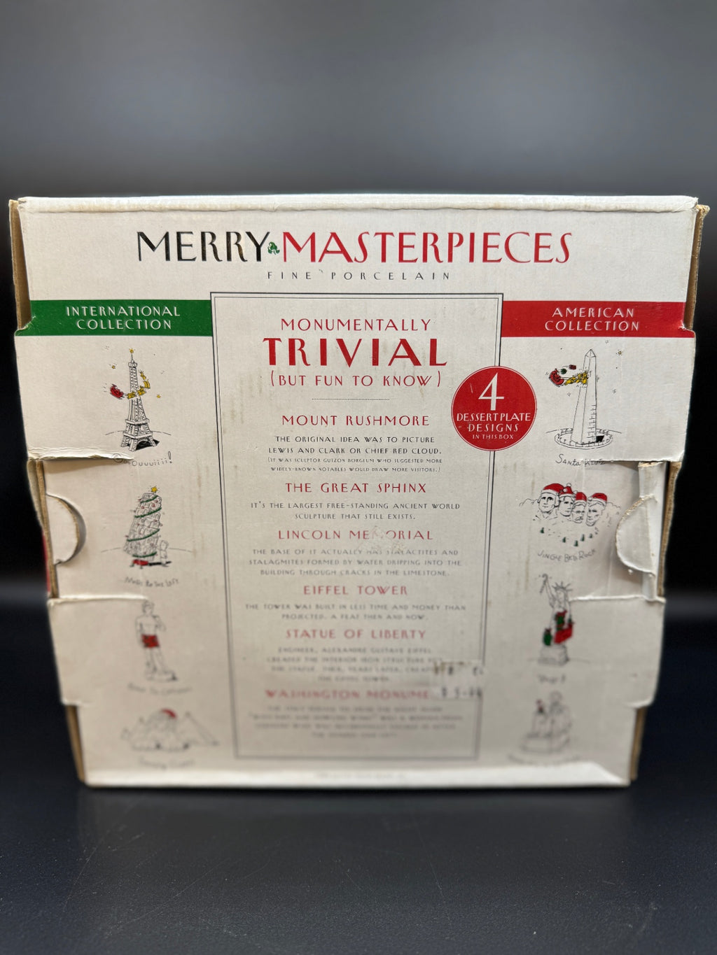 Merry Masterpieces Dessert Plates NIB