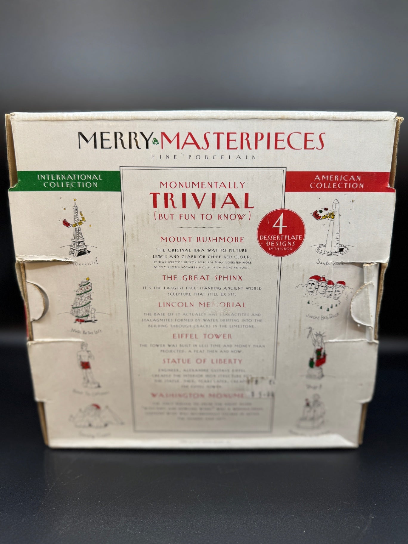 Merry Masterpieces Dessert Plates NIB