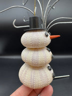 Stacked Sea Urchin Snowman Ornament
