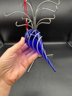 Cobalt Handblown Glass Ornament