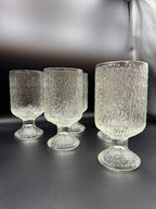 VTG Bark-Textured Indiana Glass - 6