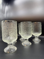 VTG Bark-Textured Indiana Glass - 6