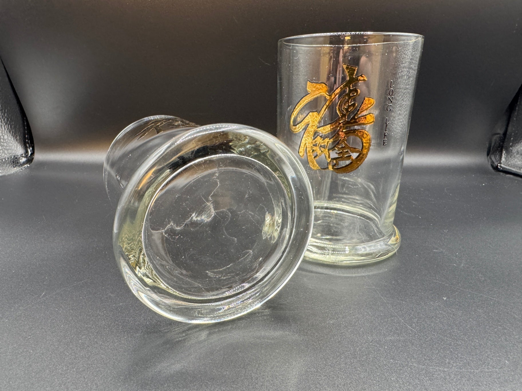 1960's Cera Glass Lowball Glass Pair