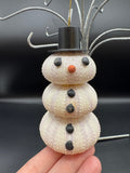 Stacked Sea Urchin Snowman Ornament