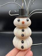 Stacked Sea Urchin Snowman Ornament