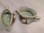 Vtg McCoy Pine cone Creamer Set