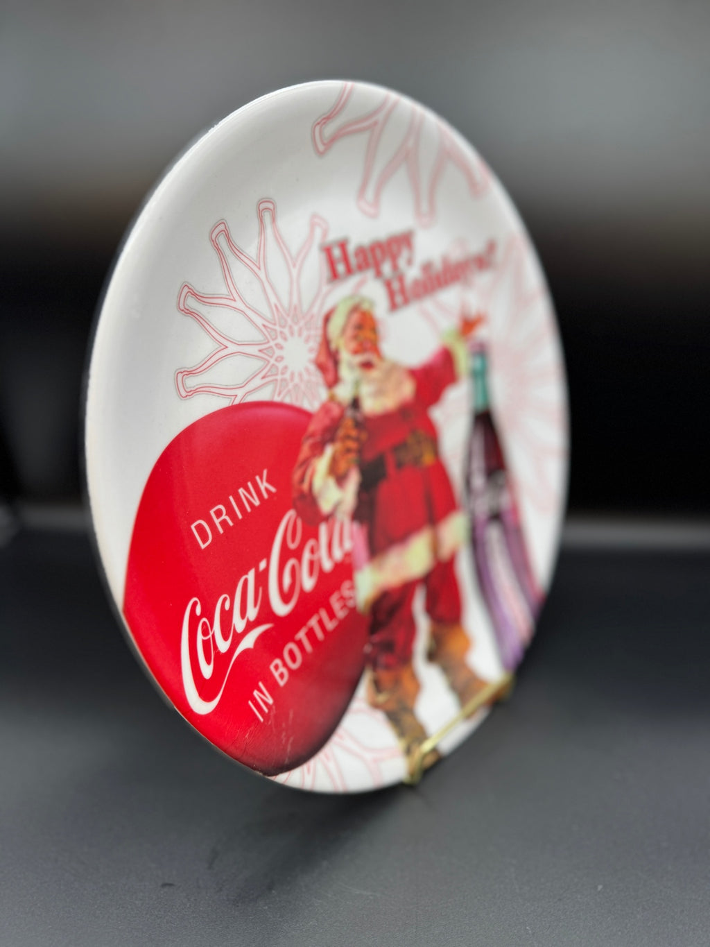Set of 4 Coca-Cola Holiday Plates