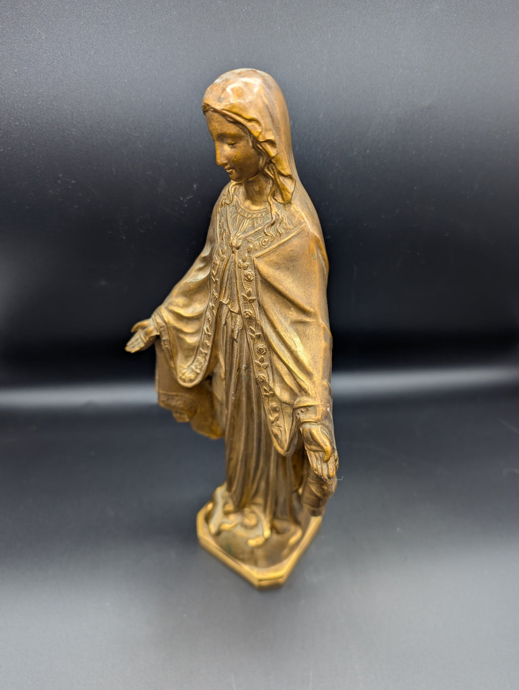 Solid Brass Mother Mary Statue
