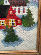 Winter Village Crewel