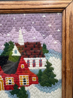 Winter Village Crewel