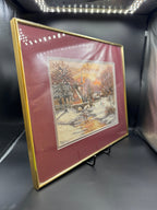 Winter Village Needlepoint