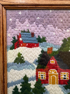 Winter Village Crewel