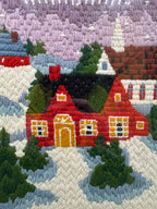 Winter Village Crewel