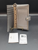 Coach Silver Phone Wallet