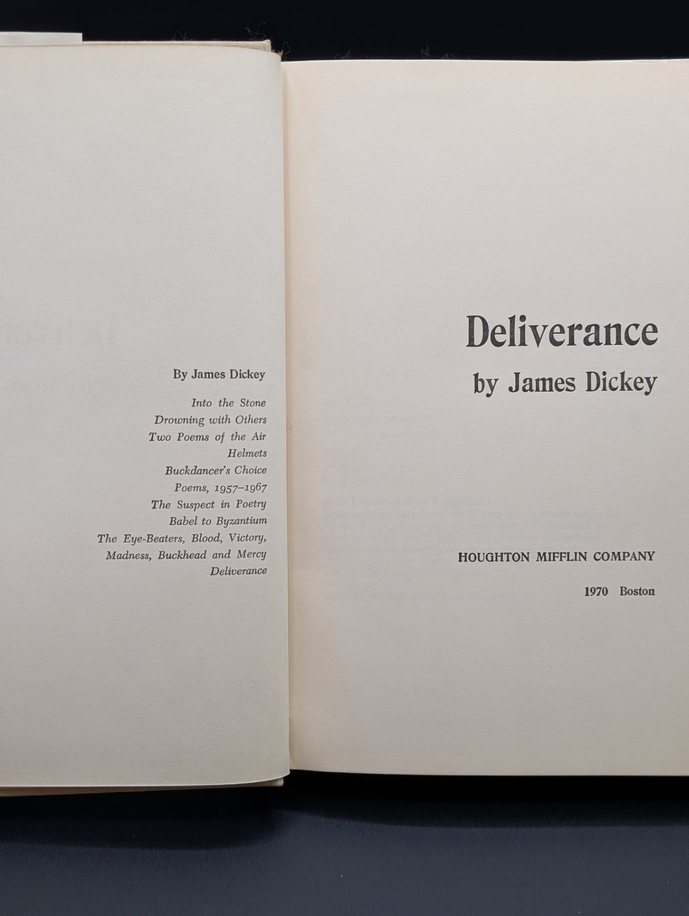 Deliverance 1st Edition Print