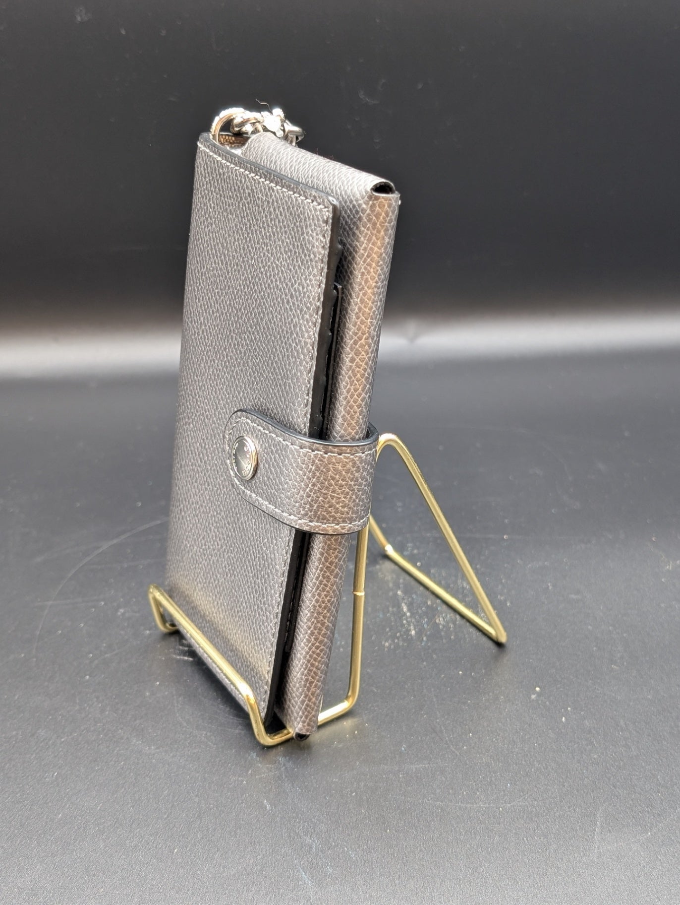 Coach Silver Phone Wallet