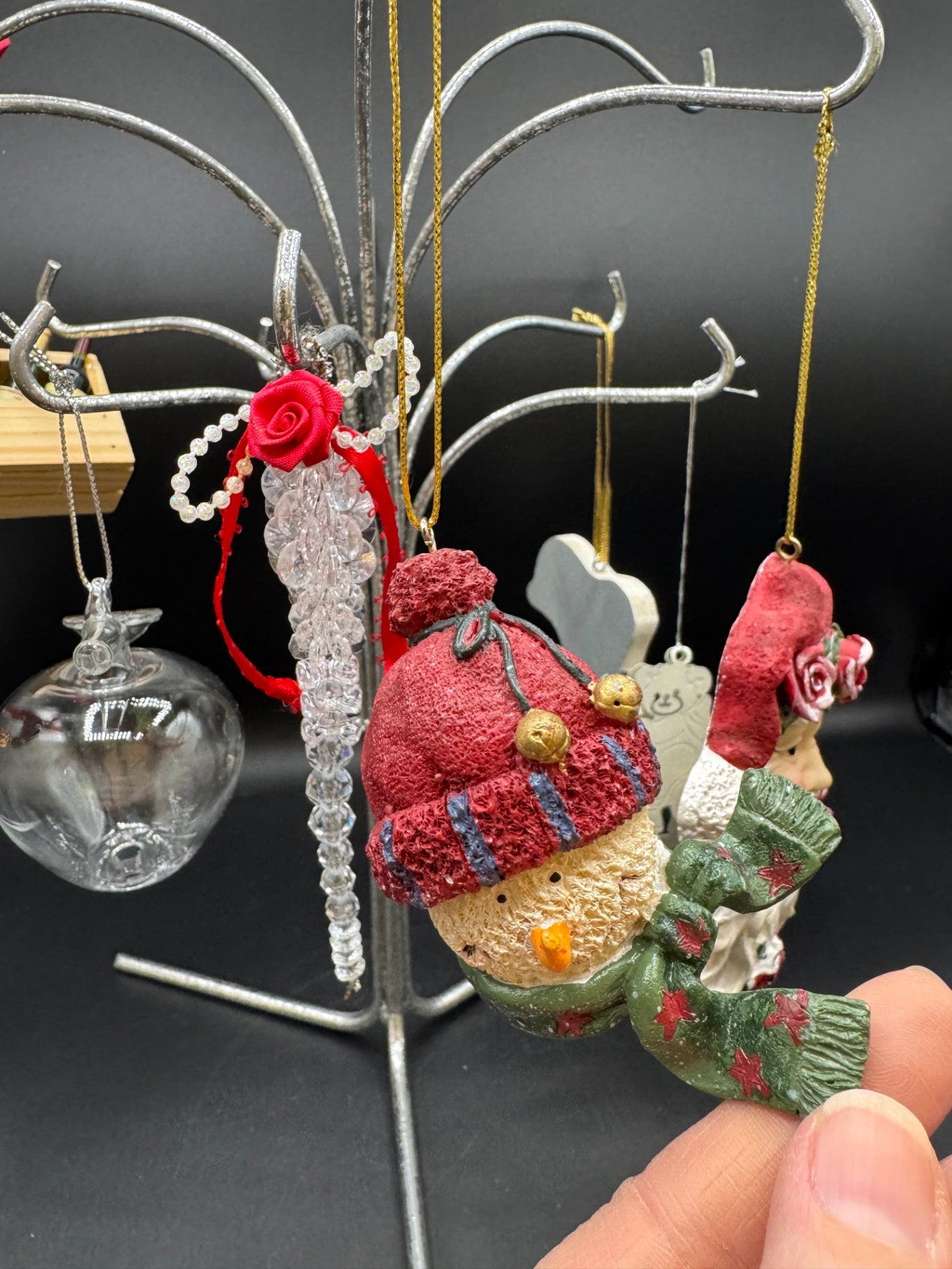 Red & White Asst. Ornament Lot