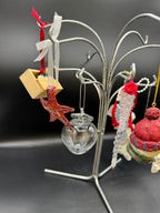 Red & White Asst. Ornament Lot