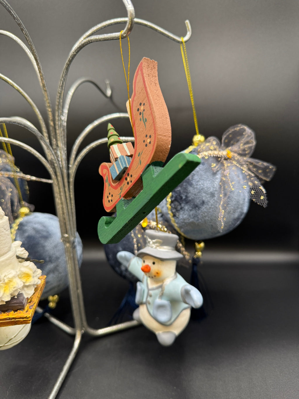 Blue Snowman Asst. Ornament Lot