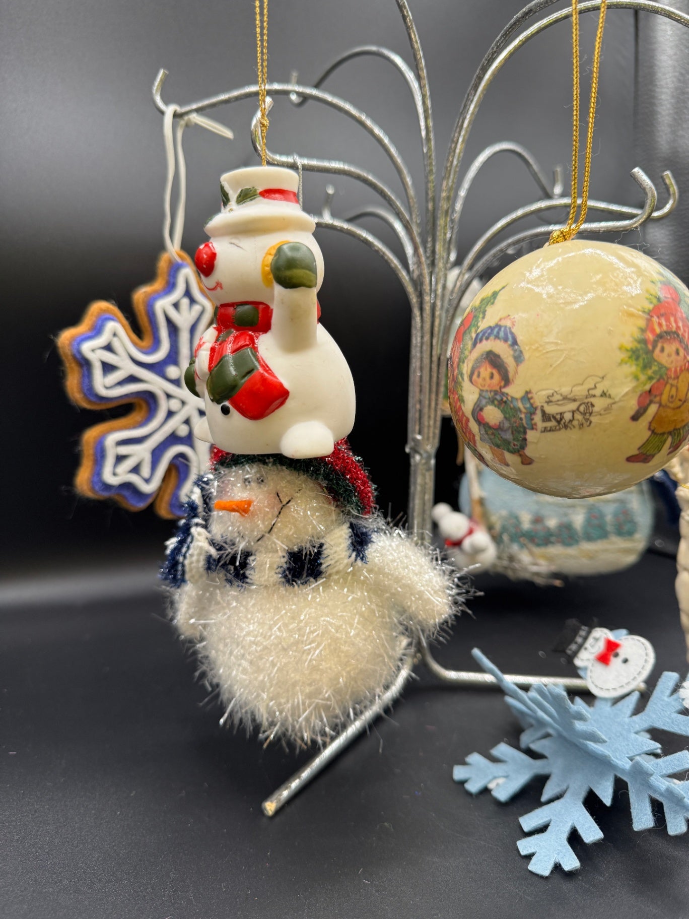 Asst. Snowman Ornament Lot