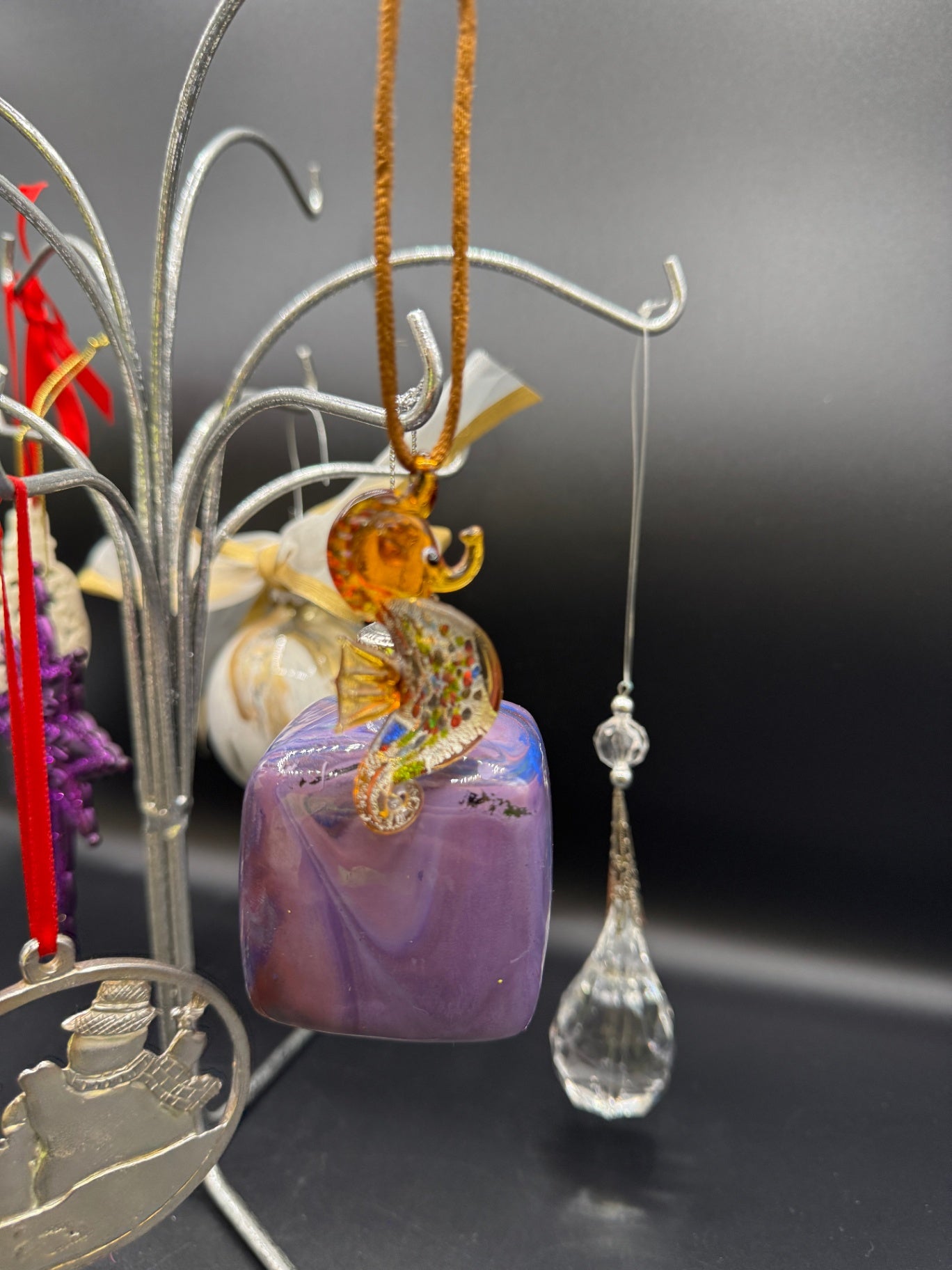 Purple Inspired Ast. Ornament Lot