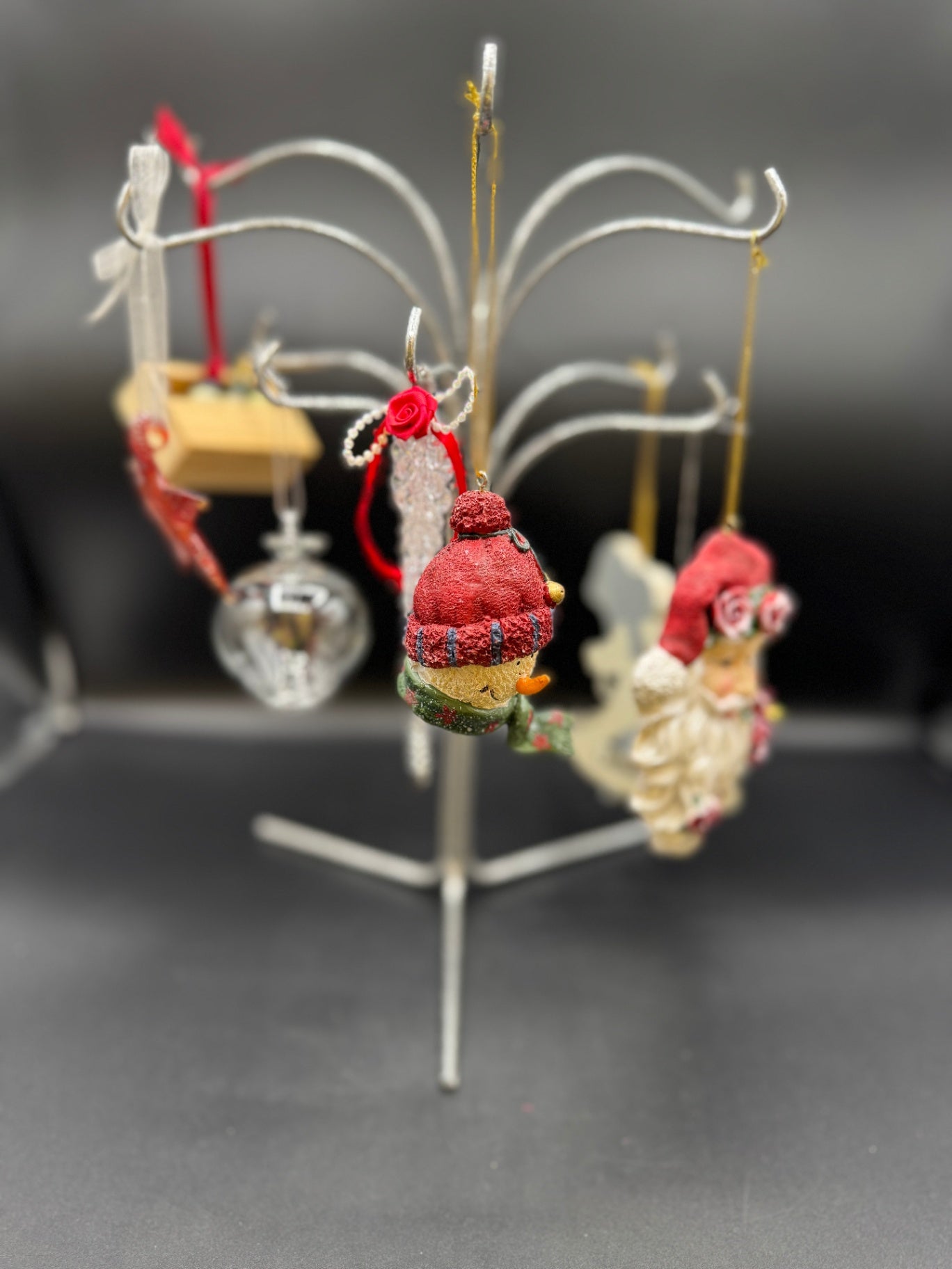 Red & White Asst. Ornament Lot