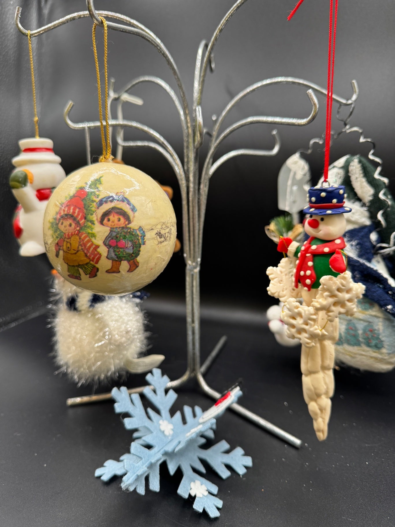 Asst. Snowman Ornament Lot