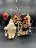 White & Red Asst. Ornament Lot