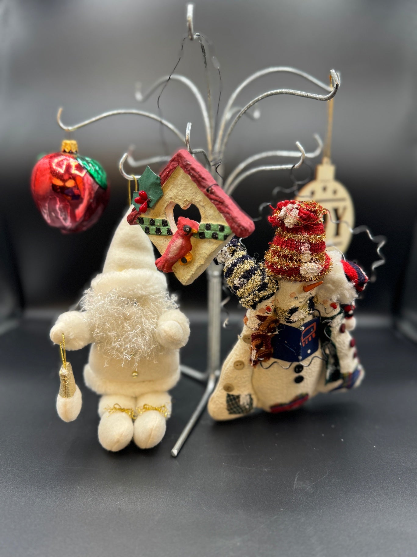 White & Red Asst. Ornament Lot