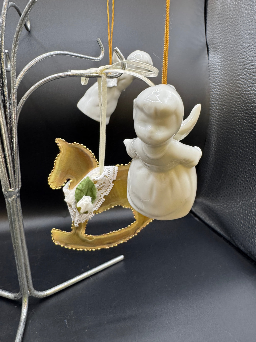 Brass & White Asst. Ornament Lot